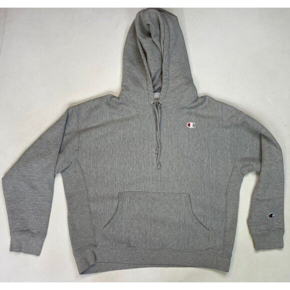 Champion Reverse Weave Pullover Hoodie Women XXL Gray - Picture 1 of 5